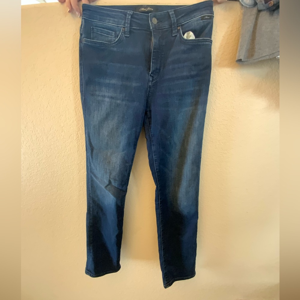 Mavi Women's High Rise Jeans - Dark Blue